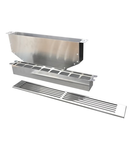 Downdraft Recirculating Ceramic Plinth Kit