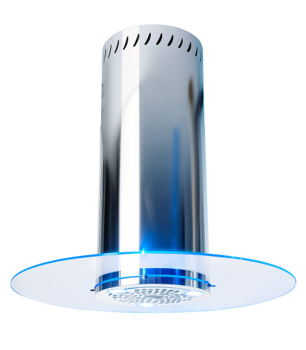 Round - Island Cooker Hood - Options