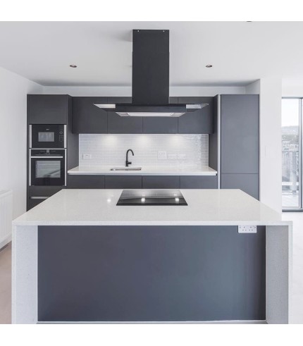 Flat Glass Island Cooker Hood - Options