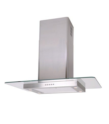 Flat Glass Island Cooker Hood - Options