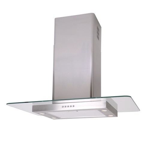 Flat Glass Island Cooker Hood - Options