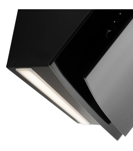 Curva - Angled Curved Black Glass - Options