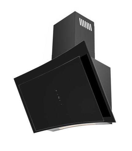 Curva - Angled Curved Black Glass - Options