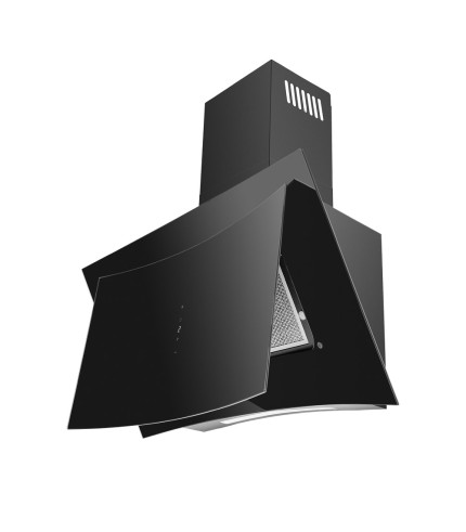 Curva - Angled Curved Black Glass - Options