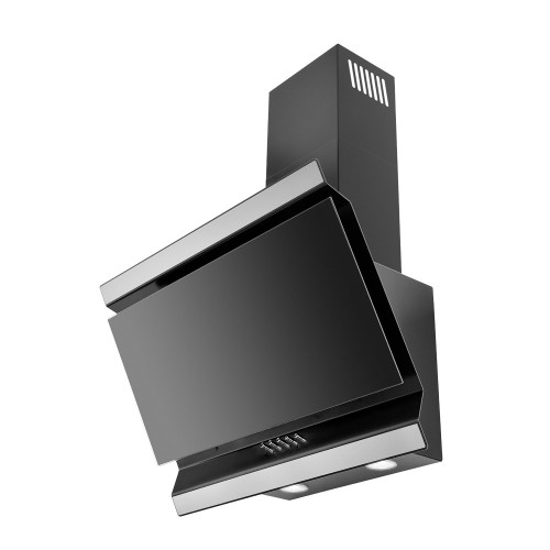 Ison - Trade-Line Angled Black Glass Wall Hood - Options