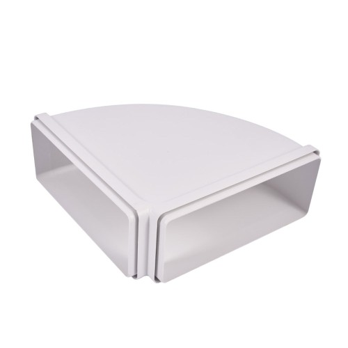 100mm x 60mm 90° Flat Horizontal Elbow Connector