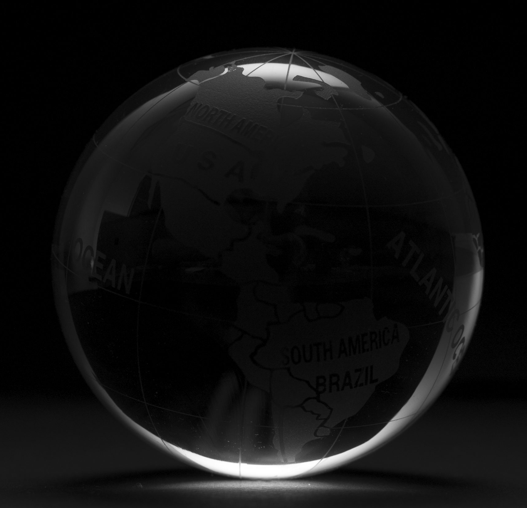 black glass